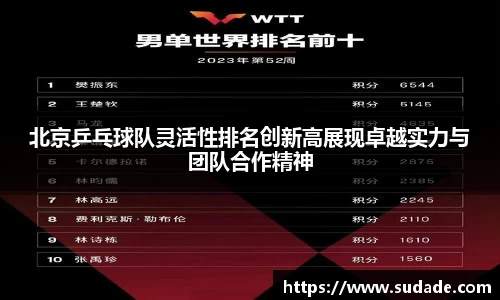 北京乒乓球队灵活性排名创新高展现卓越实力与团队合作精神